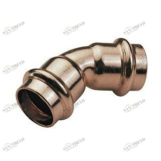 Угол 45° пресс 28 медный IBP P504102800000