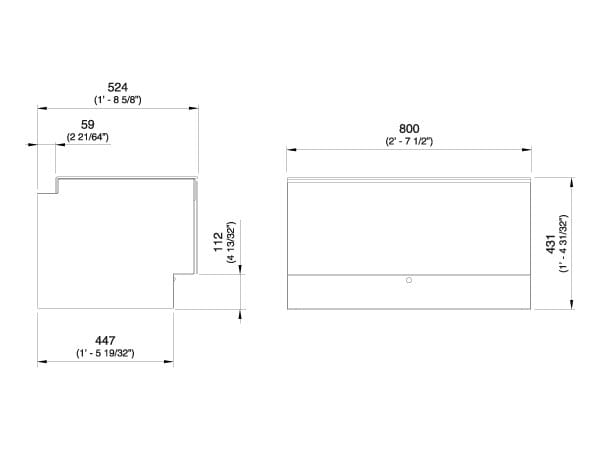Модульная система для ванной комнаты из нержавеющей стали и дерева CEADESIGN счеты ARCH-00077144 - Вид №2