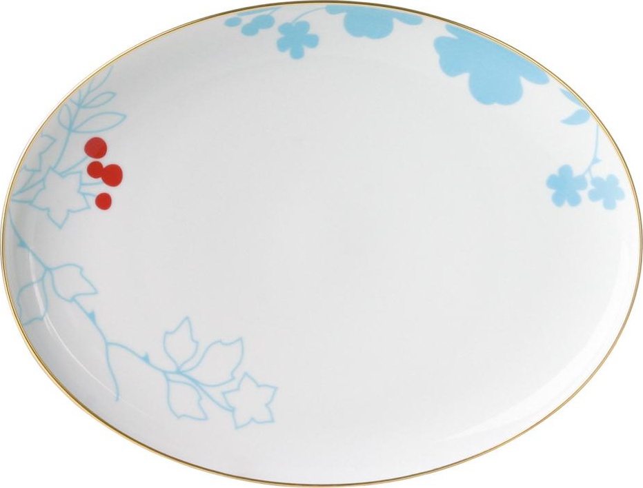 72902 Sieger by Furstenberg Блюдо овальное Sieger by Furstenberg "Мой фарфор! Сад императора" 31см Фарфор 