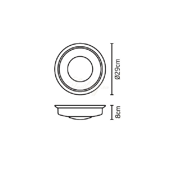 Fabbian From Gom D43G05 32 настенный///потолочный 108135 - Вид №4