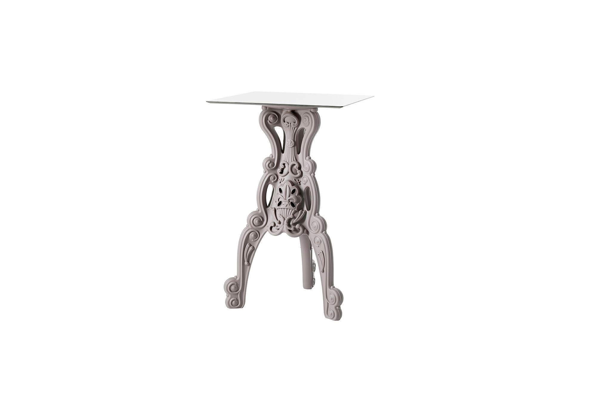 Высокий квадратный стол из полиэтилена для контракта SLIDE Дизайн любви ARCH-00091539 - Вид №2