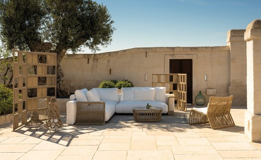 Talenti Модульный садовый диван из ткани и веревки Cliff sun-id-1425103 - Вид №15