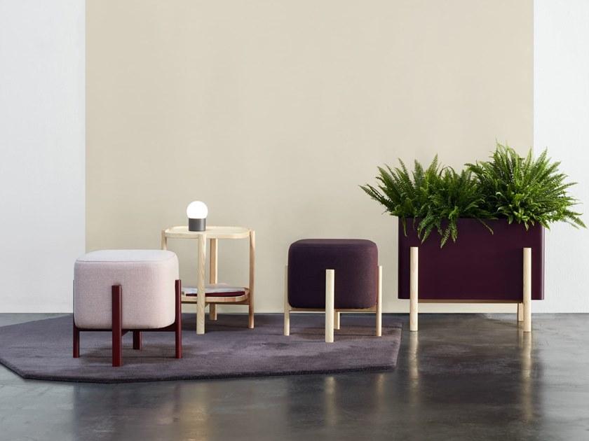 Hobby Flower Квадратный пуф из ткани Ashi sun-id-1406207 - Вид №3