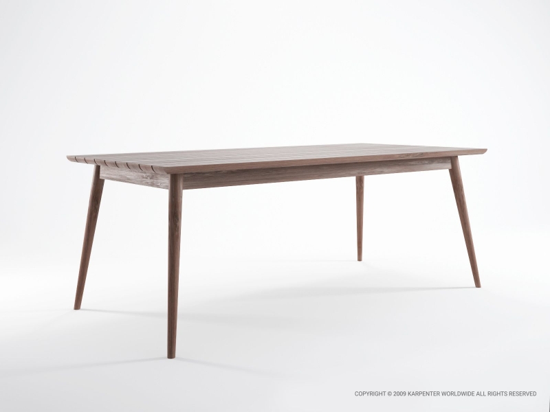 524_1007 Стол обеденный прямоугольный 200 Karpenter Vintage Outdoor - Вид №1