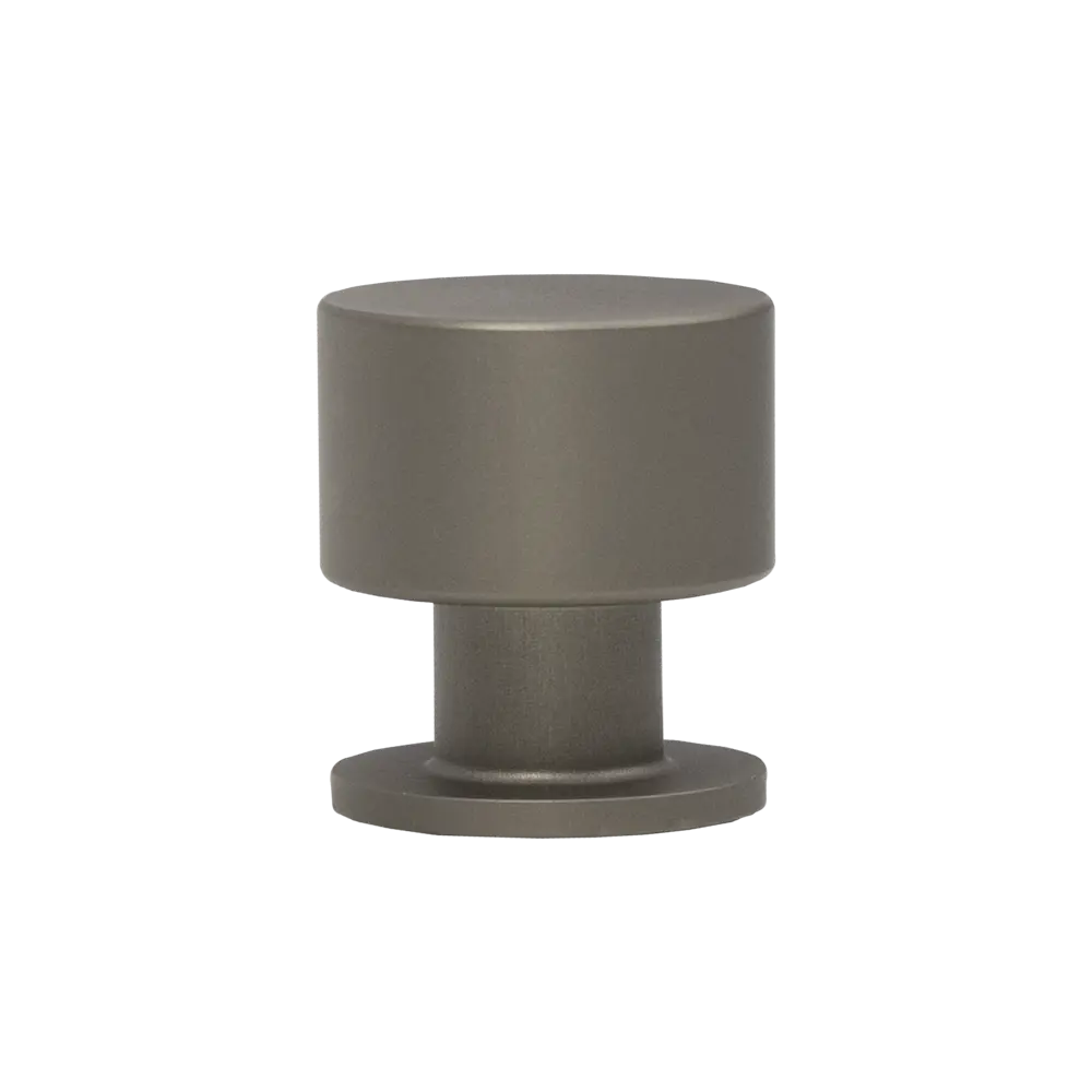 AKS Ина: мебельная ручка-кнопка в матовом никеле 88900452 STLM-1435341 - Вид №1