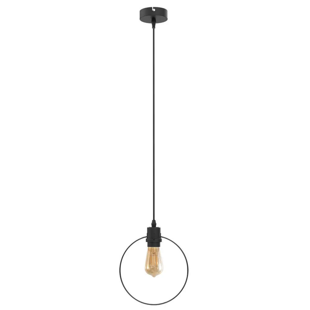 Светильник подвесной Alys TL1250H2-01BL, 1 лампа, 6 м², цвет чёрный Toplight STLM-2124935