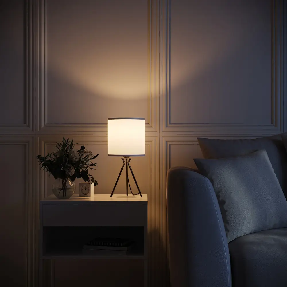 Настольная лампа декоративная VITALUCE Лион цвет белый STLM-2029809 - Вид №9