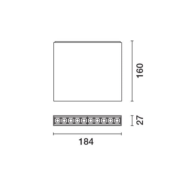 Алюминиевый светодиодный потолочный светильник iGuzzini Laser Blade XS ARCH-00118280 - Вид №12