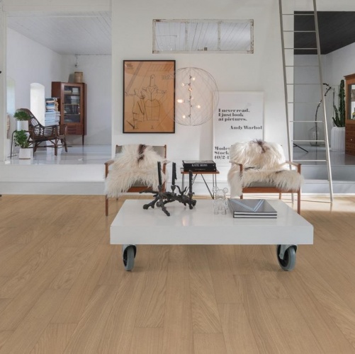 Паркетная доска Kahrs Дуб Бисквит Линнея 2600200560 - Вид №17