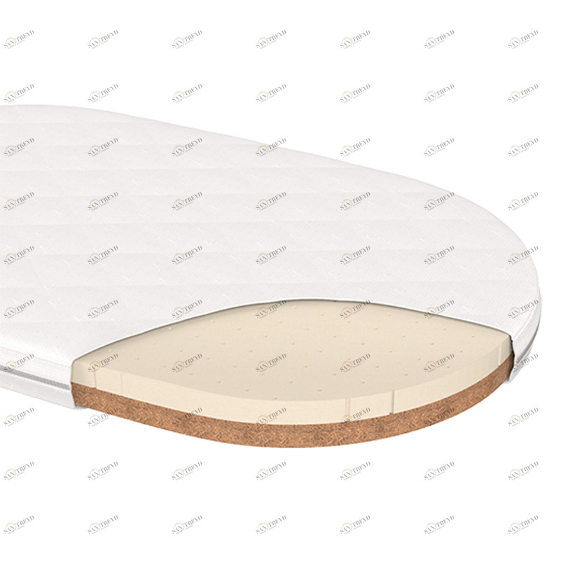 Матрас для кроватки Bed кокос/латекс, 6 см ELLIPSE ELLIPSE BED 351677 Белый Santreyd 