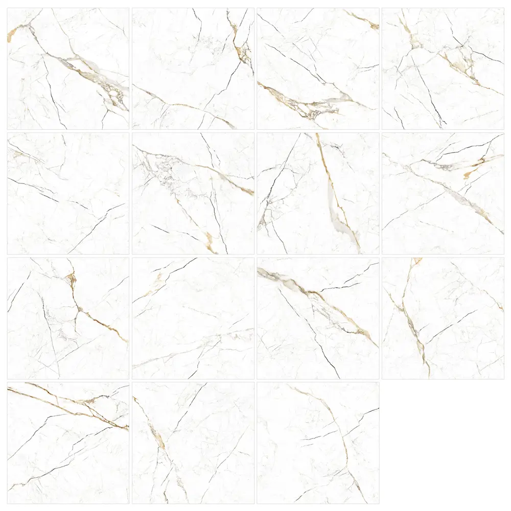 Глазурованный керамогранит Alma Ceramica Napoli 04 60x60 см 1.8 м2 матовый цвет белый STLM-2026534 - Вид №2