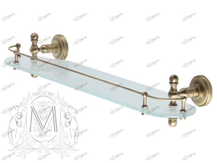 Полка MIGLIORE Mirella ML.MRL-M050.BR, бронза 