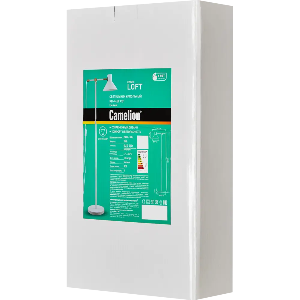 Торшер Camelion KD-434F C02 — современное освещение для интерьера 89387930 STLM-1504224 - Вид №7