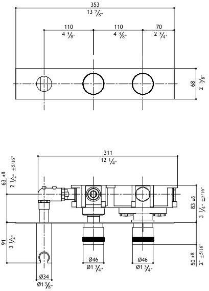 MGS Термостатический душевой набор из нержавеющей стали Ergon sun-id-1345209 - Вид №2