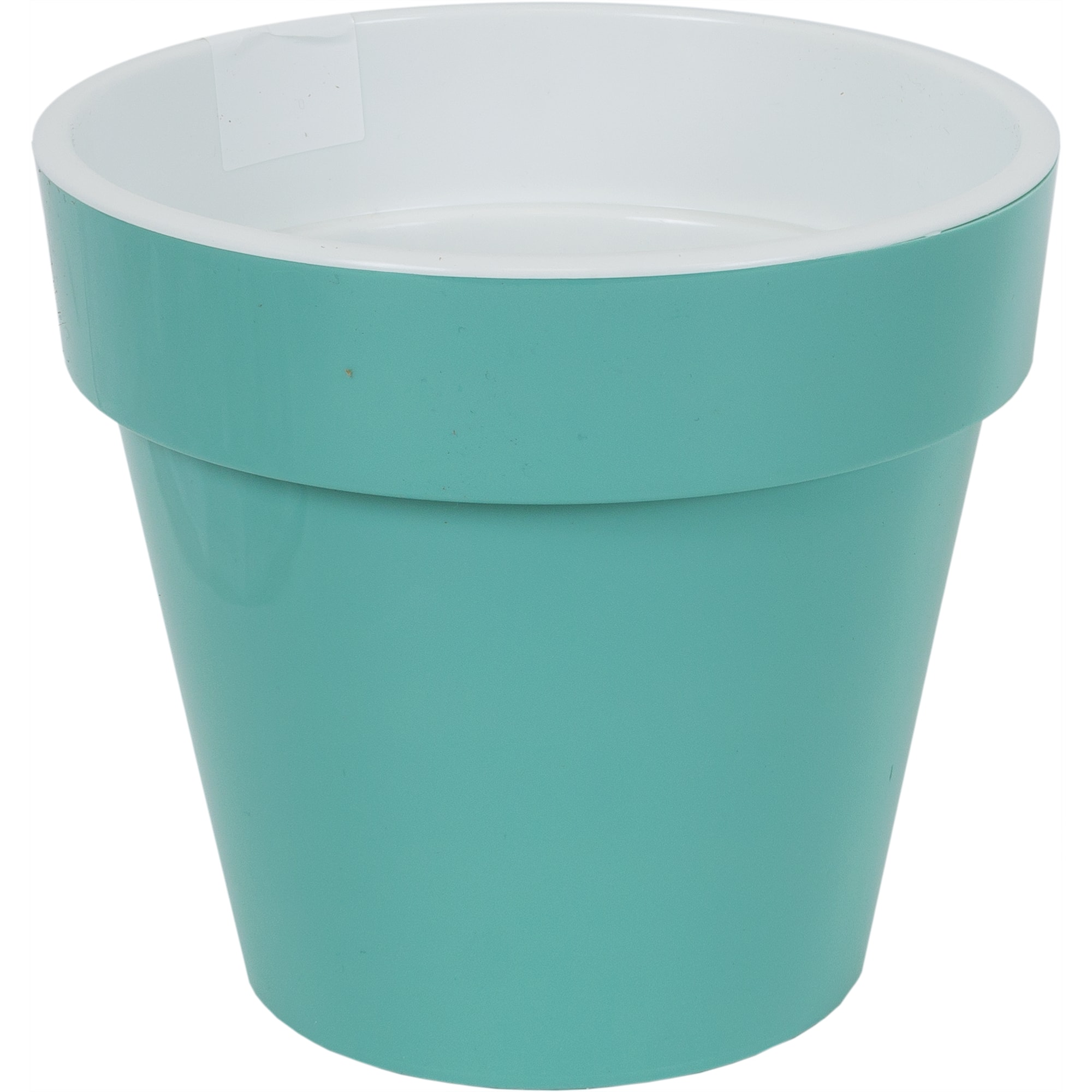 82116244 Кашпо ø17.5 h16 см v2.4 л пластик бирюзовый Порто Santreyd
