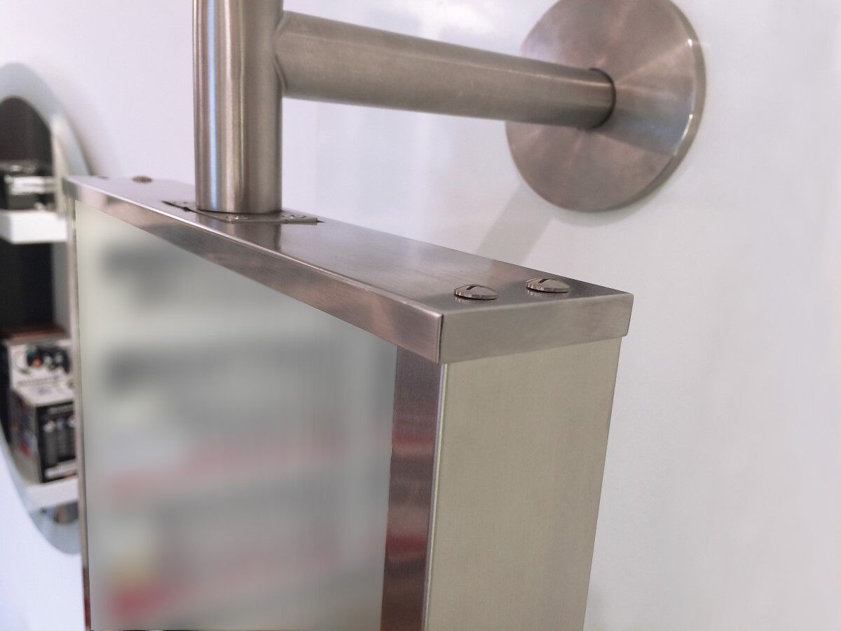 Прямоугольное вращающееся зеркало с рамкой Spekkio Turnable LED ARCH-00032519 - Вид №1