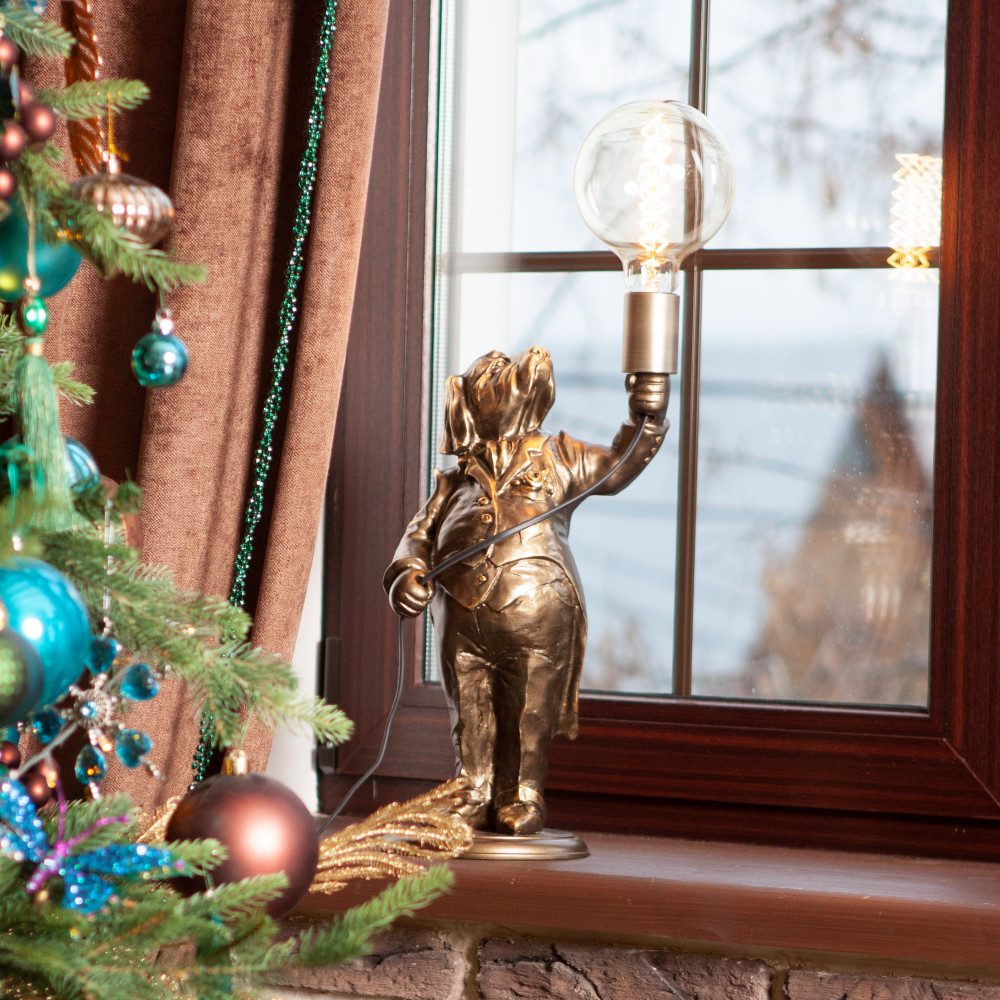 32137 Лампа настольная Бернард Бронза BOGACHO 4627174552287 - Вид №6