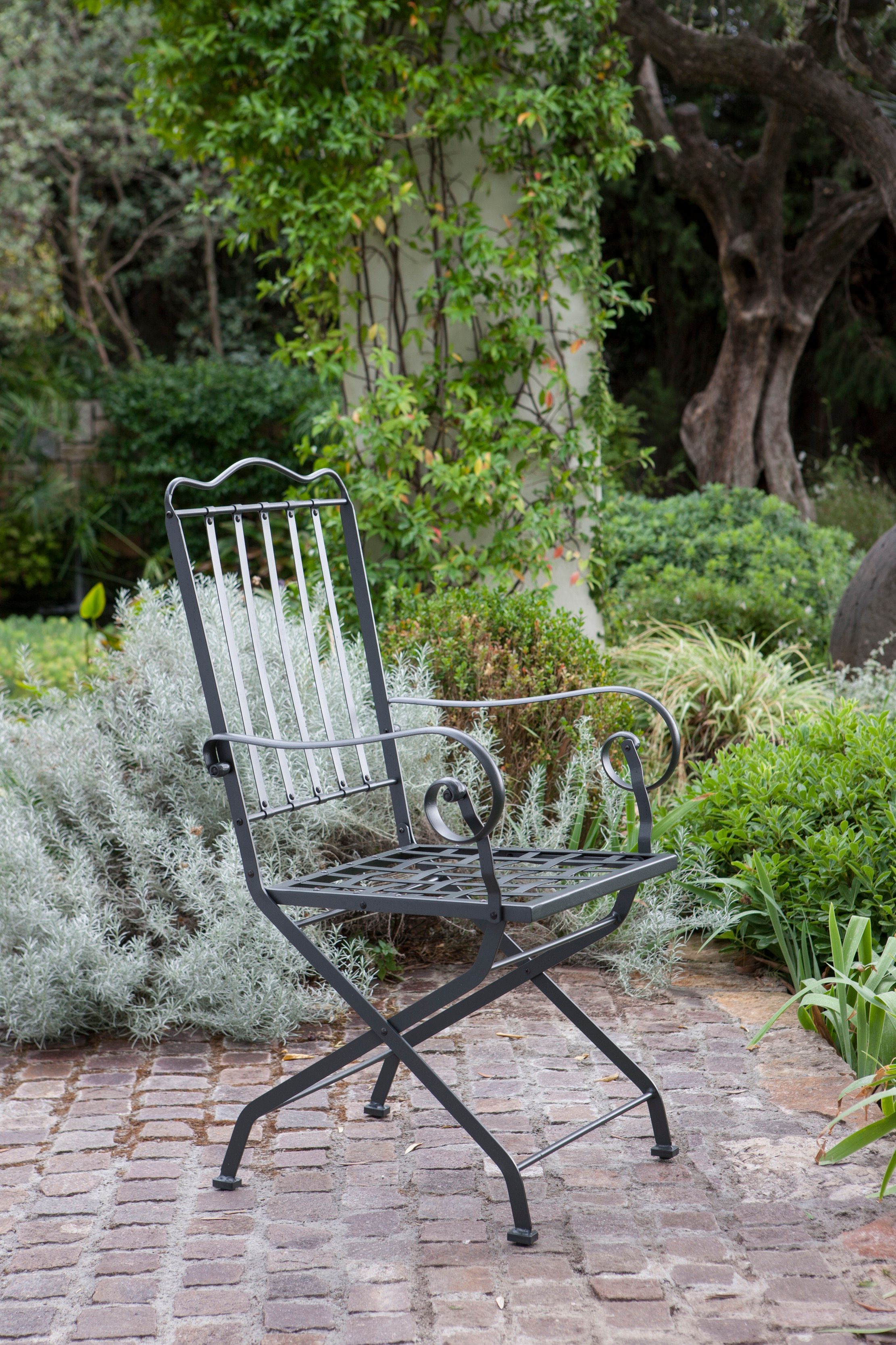 Железный стул с подлокотниками Unopiù Toscana ARCH-00013622 - Вид №2