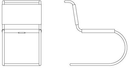 KNOLL Консольное кресло из кожи Mr sun-id-1497168 - Вид №7