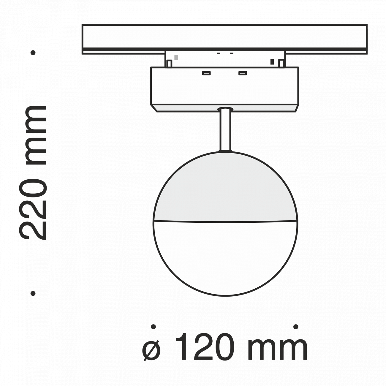 Трековый светильник черный TR017-10W4K TECHNICAL MAGNETIC TRACK SYSTEM 00-3956245 Черный  - Вид №4