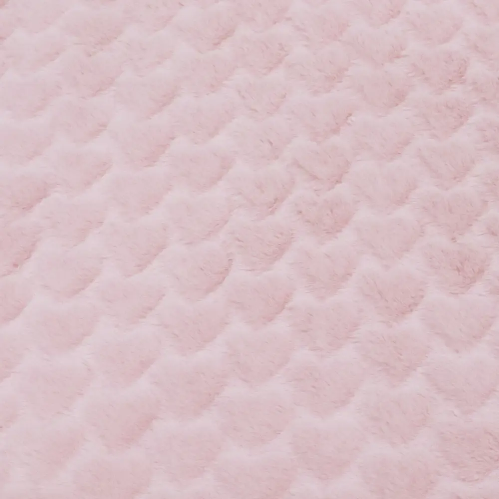 Плед Amore 140x200 см искусственный мех цвет розовый Ardenza STLM-2137427 - Вид №1