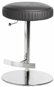 Potocco Стул кожаный поворотный с газлифтом Plissé 929/s-gas