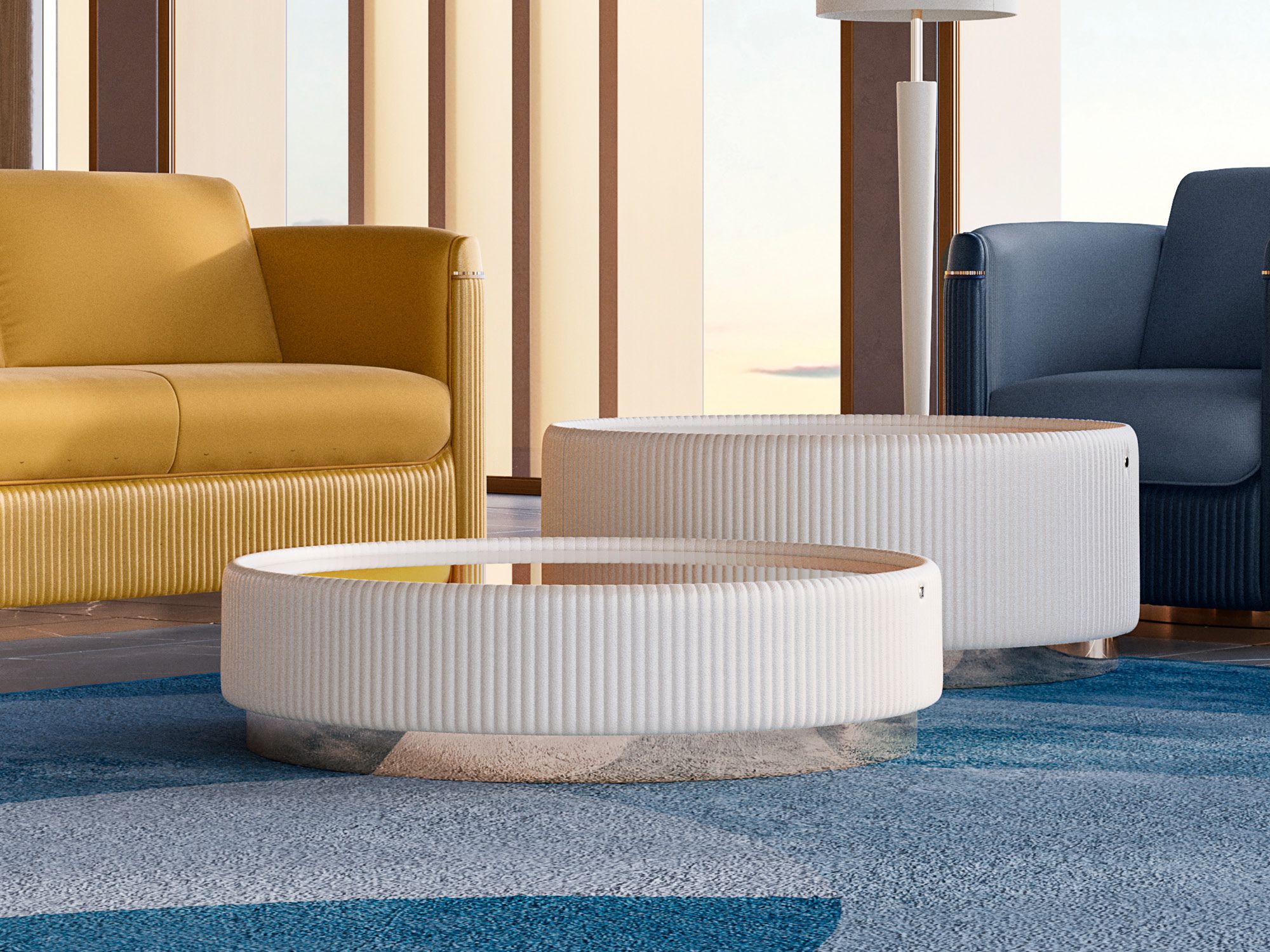 Низкий круглый журнальный столик VOLPI Луиджи Вольпи ARCH-00109799 - Вид №1