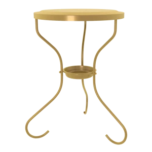 Столик кофейный Sheffilton 52x47 см цвет золото