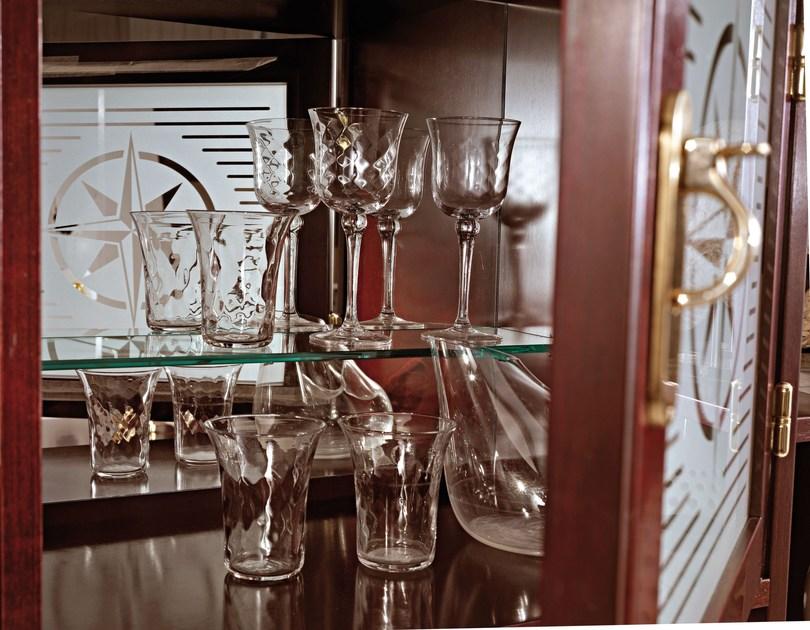 Caroti Стеллаж из лакированного дерева настенный с ящиками Regent Prop. 845 - Вид №7