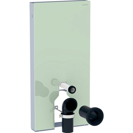 131.001.JL.5 Сантехнический модуль Geberit Monolith для напольного унитаза, 101 см, передняя обшивка из стекла Geberit  - Вид №7