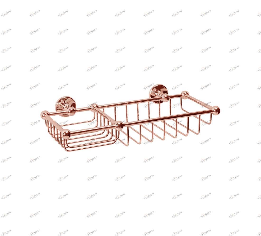 Gentry Home Керамический держатель стакана Queen Розовое золото GH102824