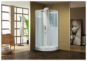 Душевая кабина Aquanet Passion R 90x90, прозрачное стекло