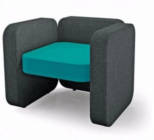 FIT INTERIORS Кресло из ткани с подлокотниками I-d