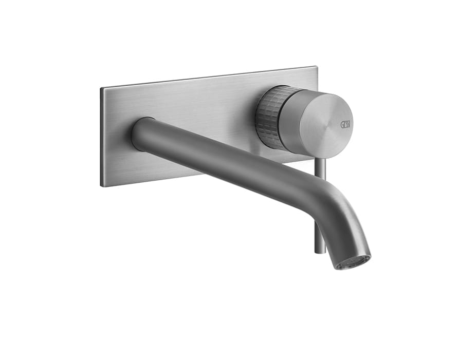 Смеситель для раковины с 2 отверстиями из нержавеющей стали с пластиной Gessi Messi316 ARCH-00145887 - Вид №2