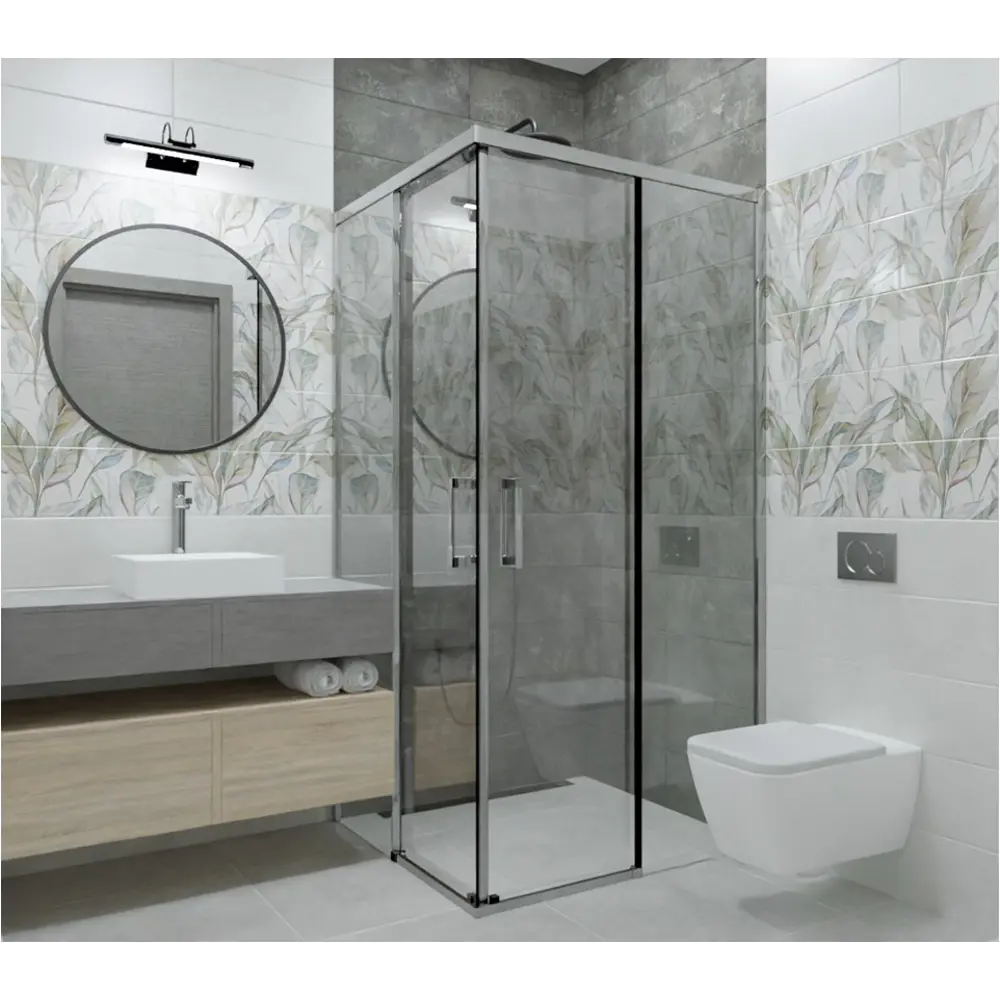 Плитка настенная Azori Trent 20.1x50.5 см 1.52 м² матовая цвет серый STLM-2129099 - Вид №4