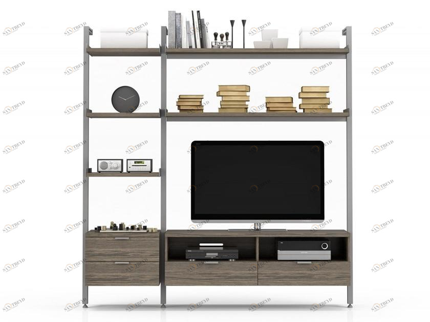 Huppé Алюминиевая стена с подставкой под телевизор Gravity Config #4 HUPPE