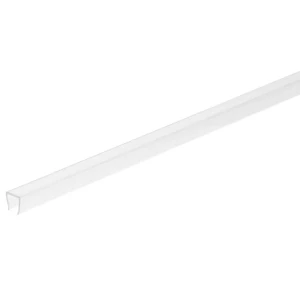 Профиль торцевой П-образный для стеновой панели 60x0.4 см пластик цвет прозрачный