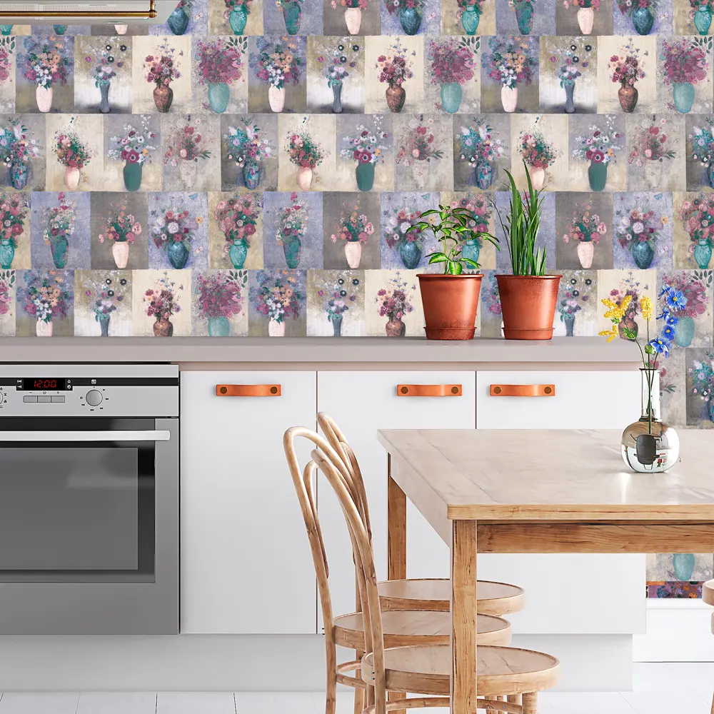 Обои виниловые Elysium Вазочки фиолетовые 0.53 м 32506 STLM-2061512 - Вид №2