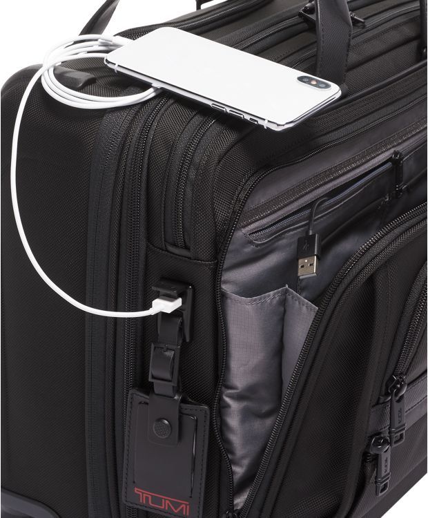 2603627D3 Мобильный офис DLX 4-Wheel Laptop Case 17" Tumi Alpha 3  - Вид №5