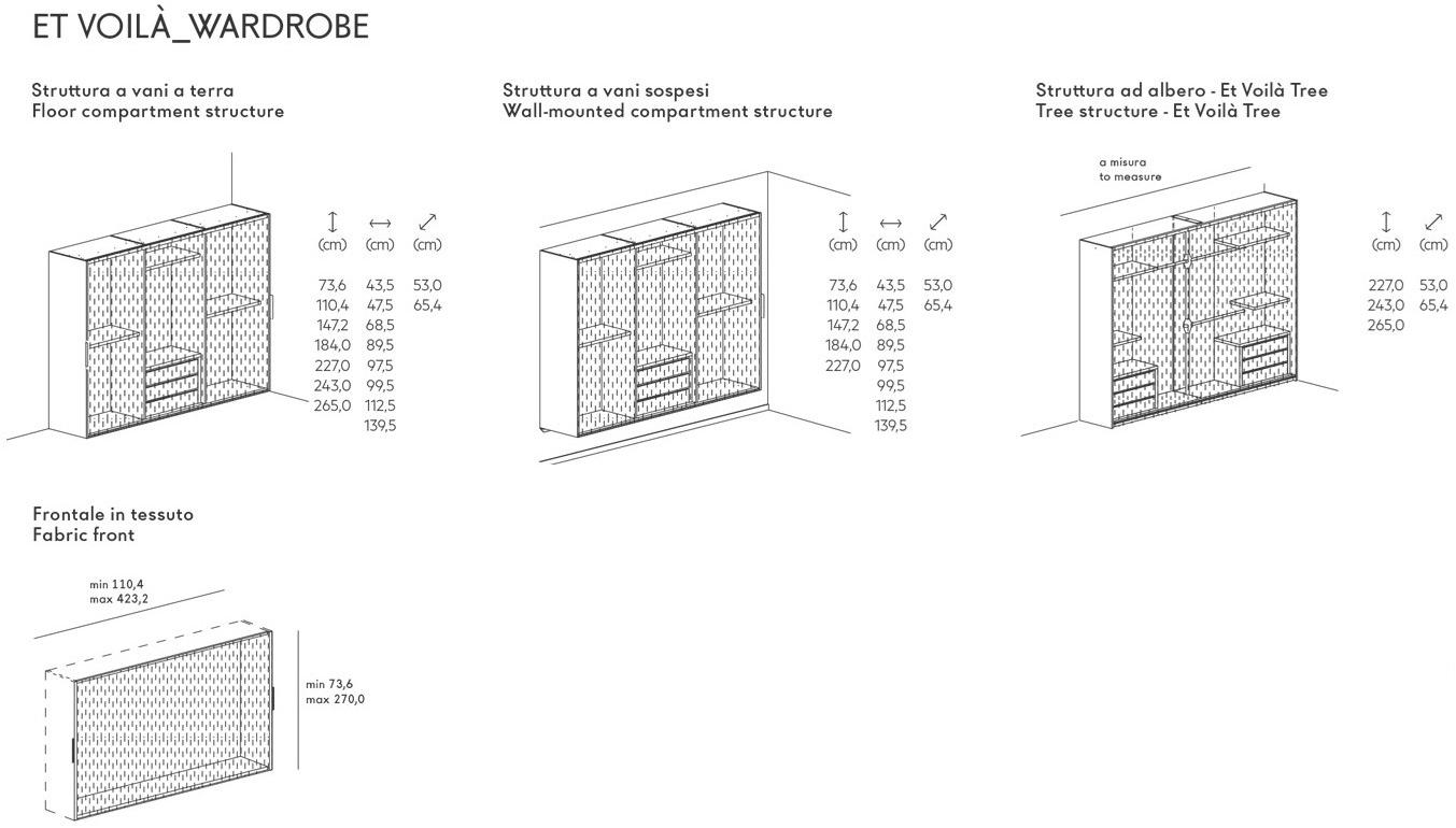 Lago Модульный шкаф из ткани Et voilà sun-id-1451760 - Вид №5