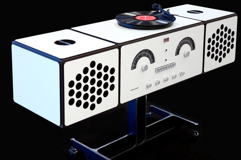 Brionvega Am / fm-радио и проигрыватель с усилителем sun-id-1453989 - Вид №2