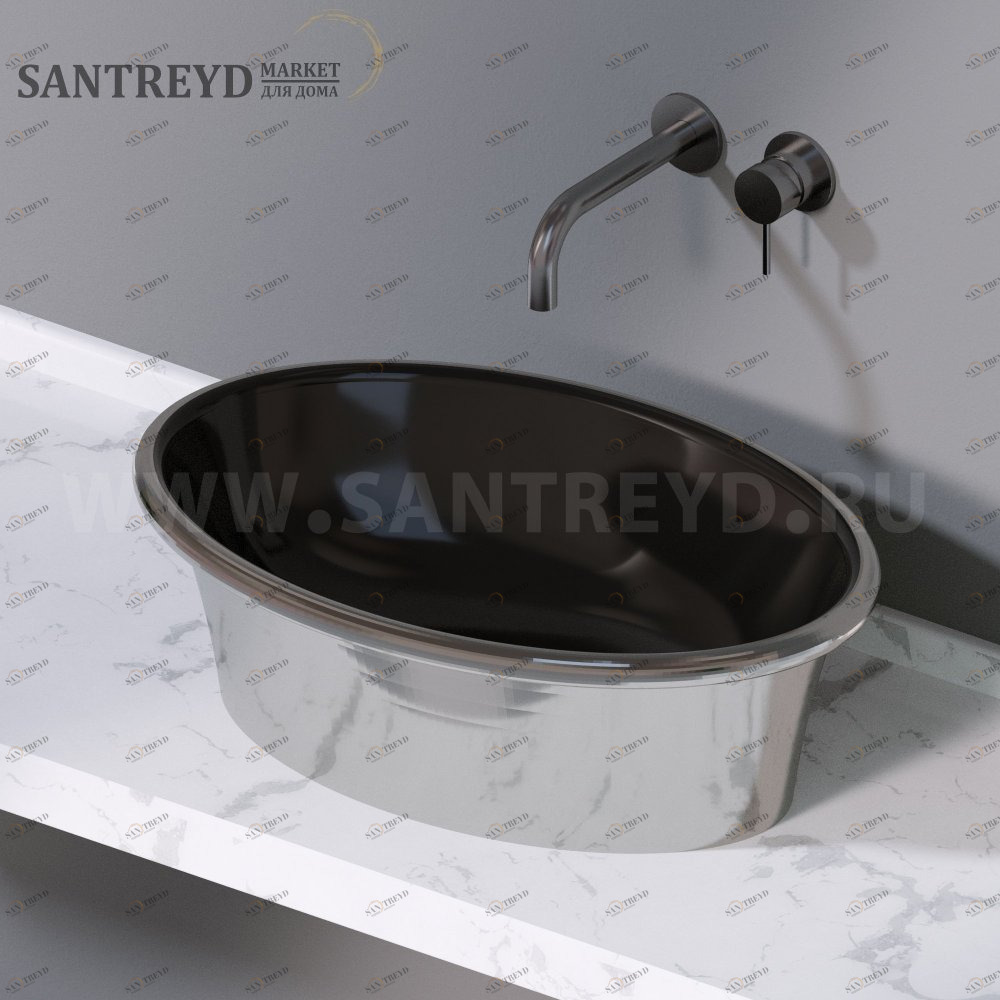 L491253 Накладная раковина на столешницу  овальная A. e T. Italia PRINCESS AeT ITALIA