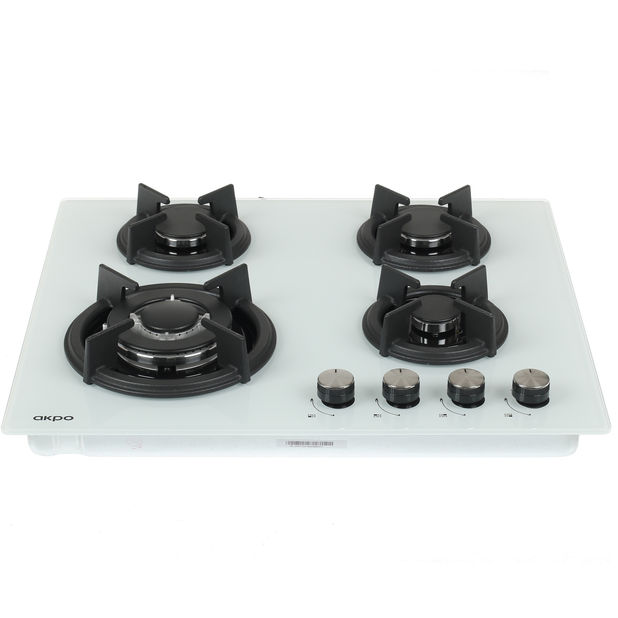 8125368 Газовая варочная поверхность Akpo PGA 604 RGC-T WH STDN-0125299 - Вид №1