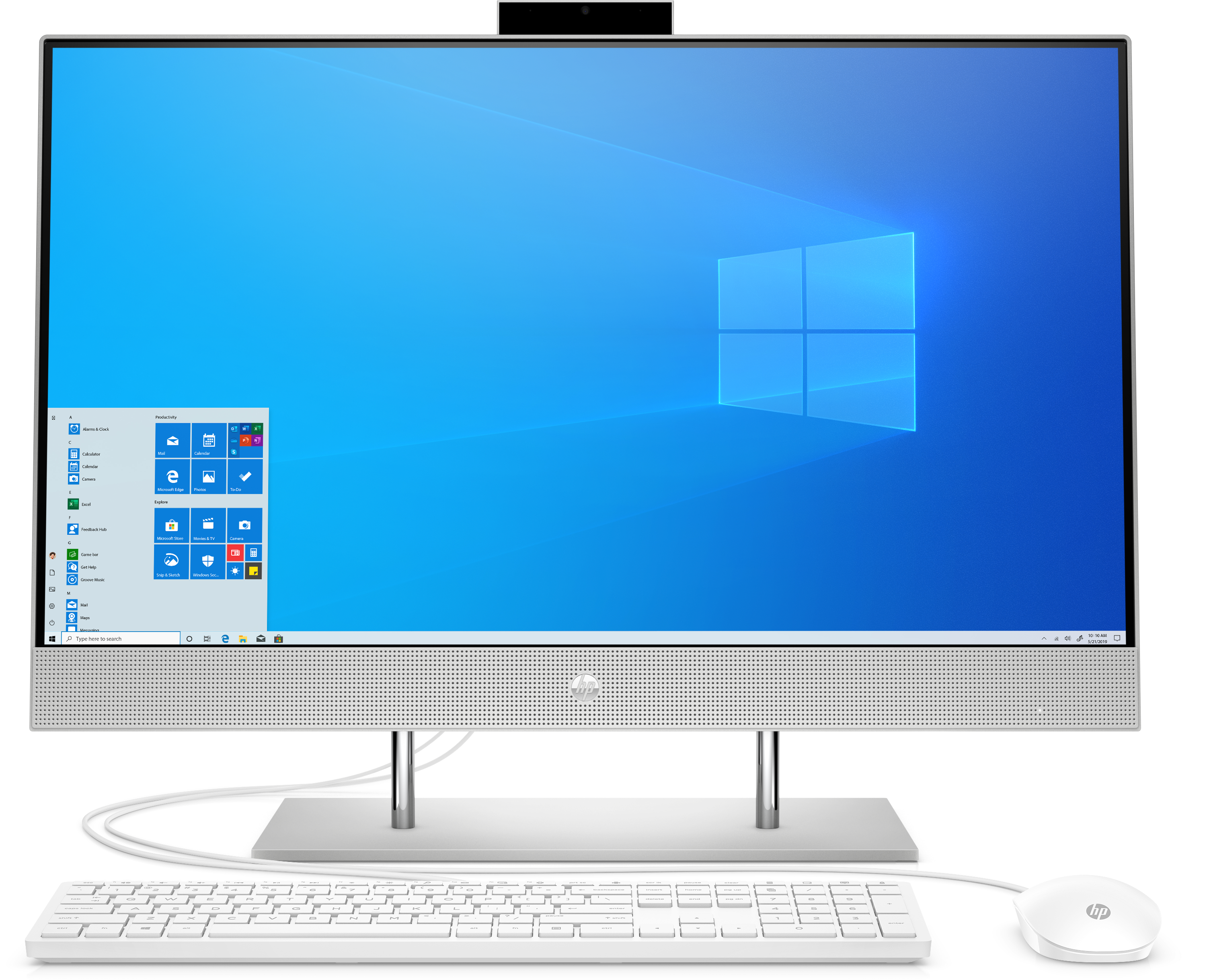 14Q50EA#ACB 27-dp0017ur aio 27"(1920x1080)/amd ryzen 3 4300u(2.7ghz)/4096mb/256ssdgb/nodvd/int:amd intergrated graphics /cam/wifi/war 1y/natural silver/w10 + usb kbd, usb mouse HP Santreyd  - Вид №4