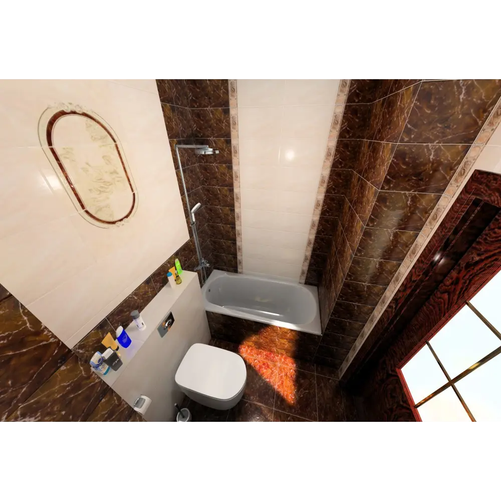 Плитка настенная Pietra 23x40 см 1.38 м2 цвет бежевый 14175266 STLM-2017570 Santreyd  - Вид №5