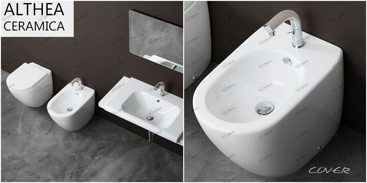 41857 Биде напольное Design Cover Althea Ceramica