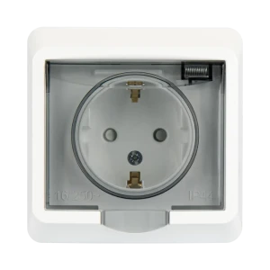 Влагозащищенная розетка SYSTEME ELECTRIC Этюд для кухни и ванной 11300834