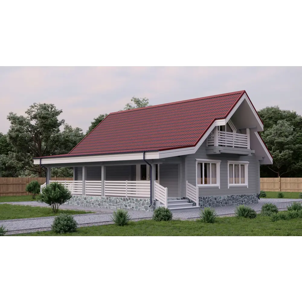 Кровельный лист ONDULINE красный - современная альтернатива шиферу 84317605 STLM-0048427 - Вид №2