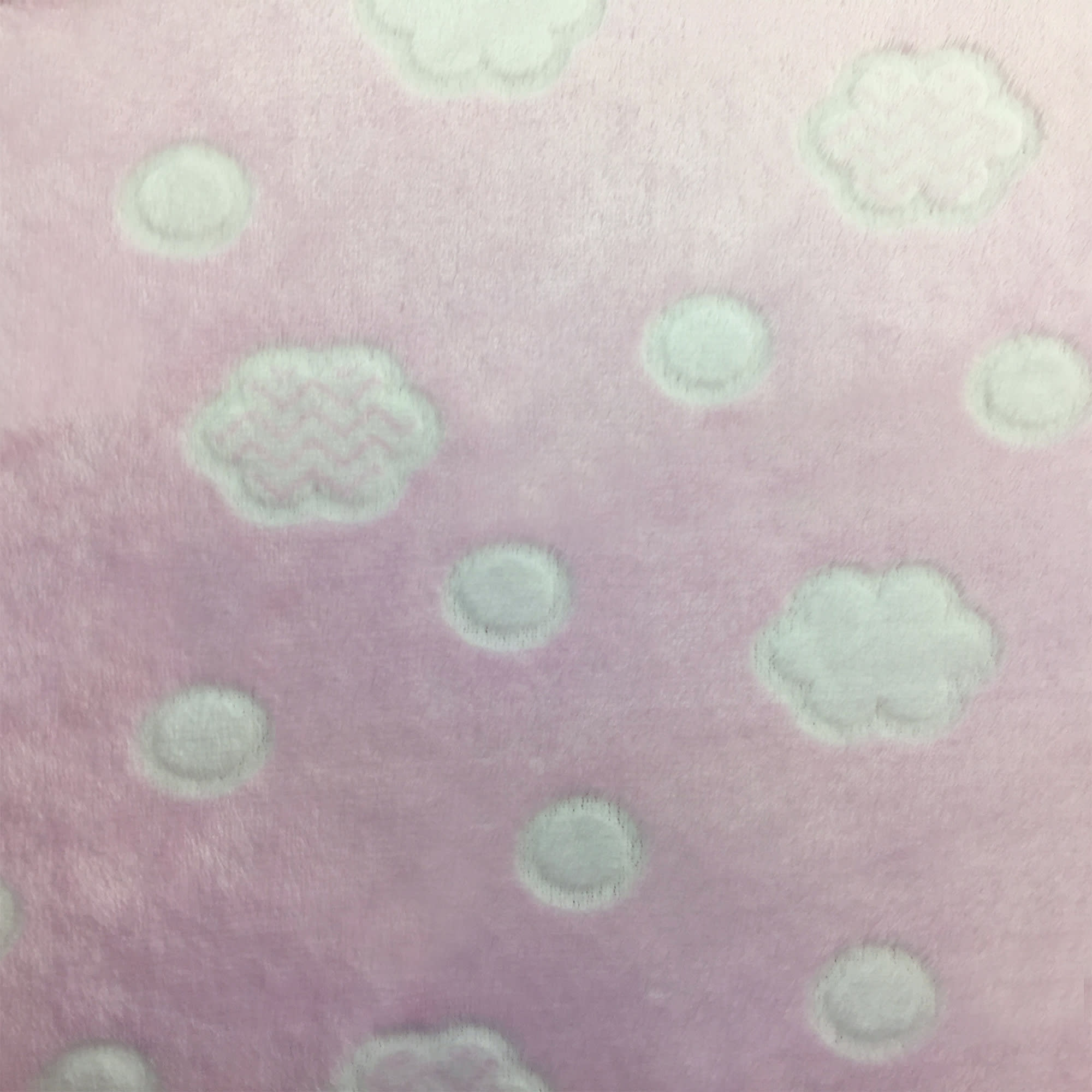 84330535 Плед «» 140x200 см фланель цвет розовый Облака Santreyd 