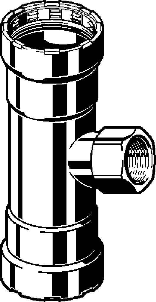 Viega Тройник Megapress 4217.2 (695224) 695 224 - Вид №1